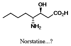 Norstatineの構造式？